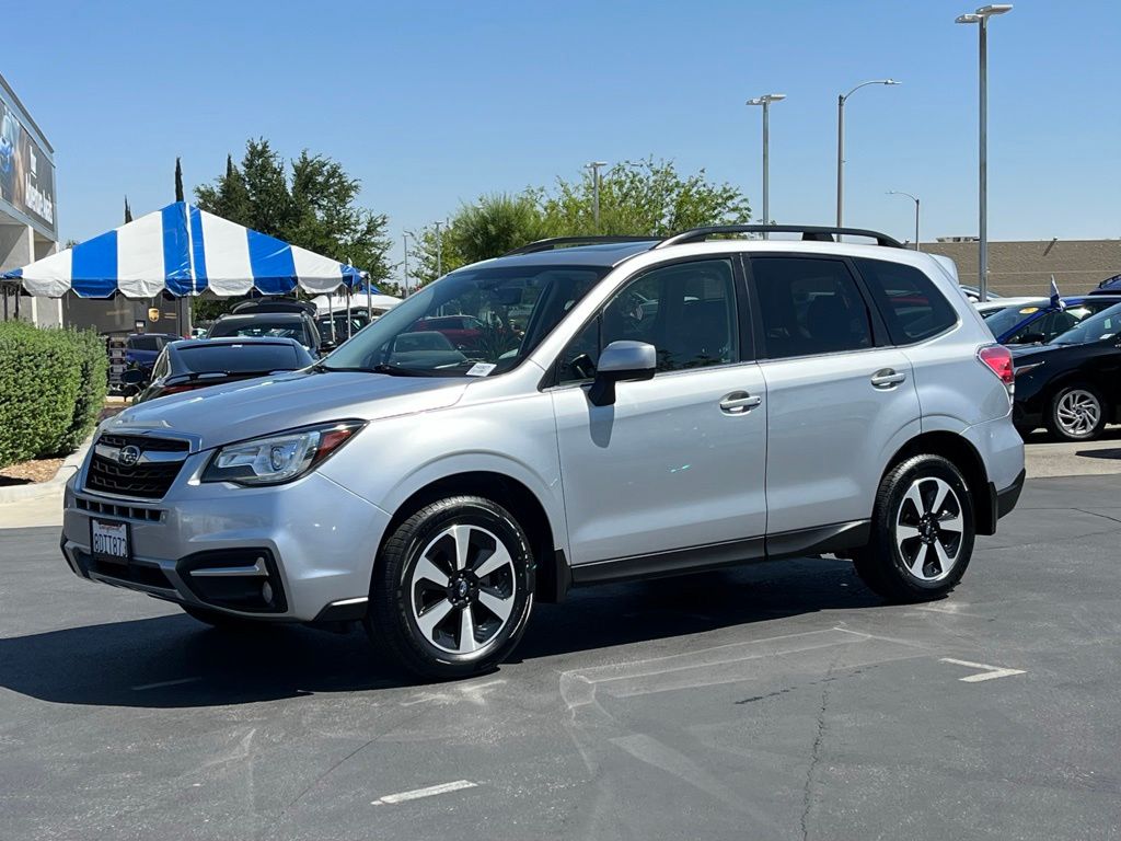 Ice Silver Metallic 2018 Subaru Forester 2.5i Limited SUV / Crossover All-Wheel Drive Continuously Variable Transmission