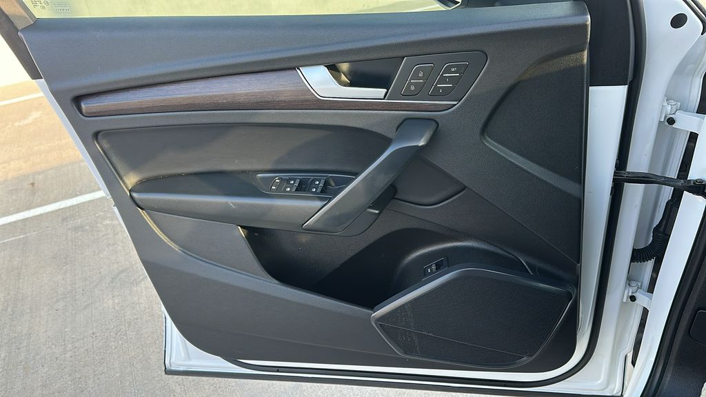 2022 Audi Q5 45 S line Premium White at North Houston Mitsubishi