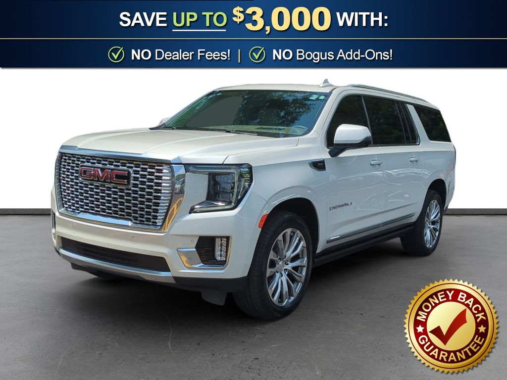 White Frost Tricoat 2023 GMC Yukon XL SUV / Crossover Four-Wheel Drive