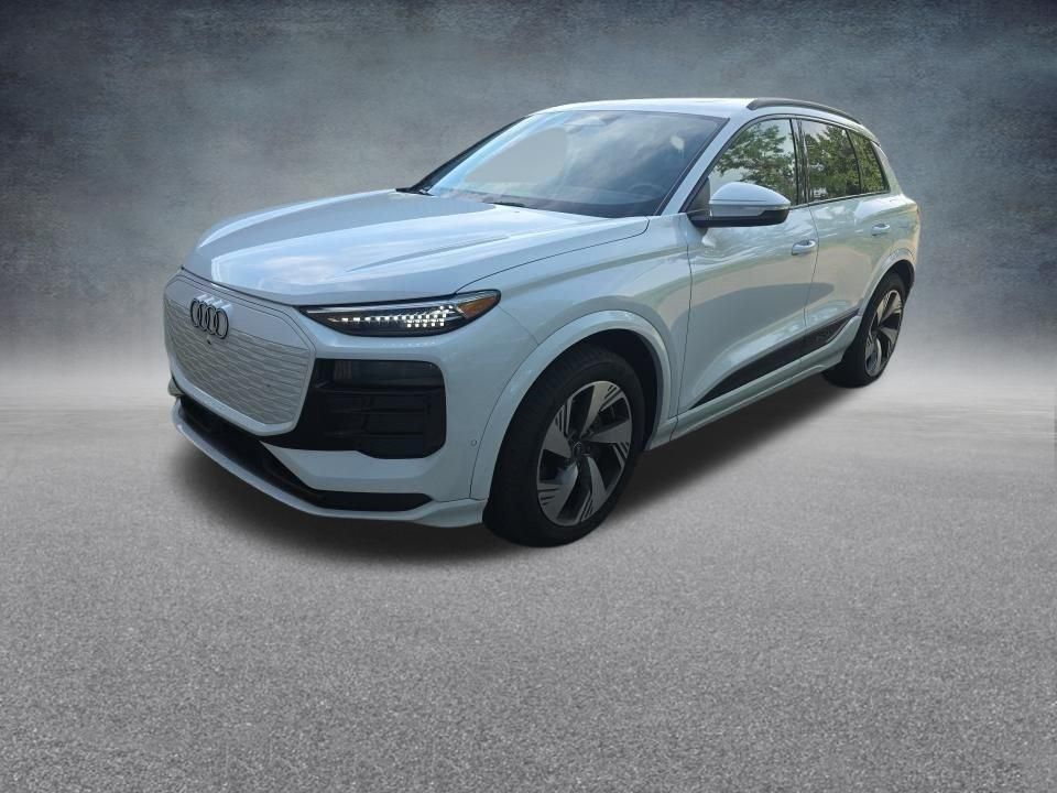 Glacier White 2025 Audi Q6 e-tron SUV / Crossover All-Wheel Drive Automatic