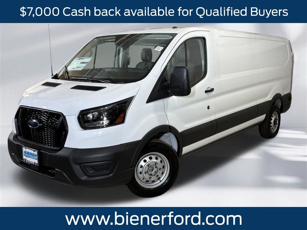 Oxford White 2025 Ford Transit Cargo Van All-Wheel Drive