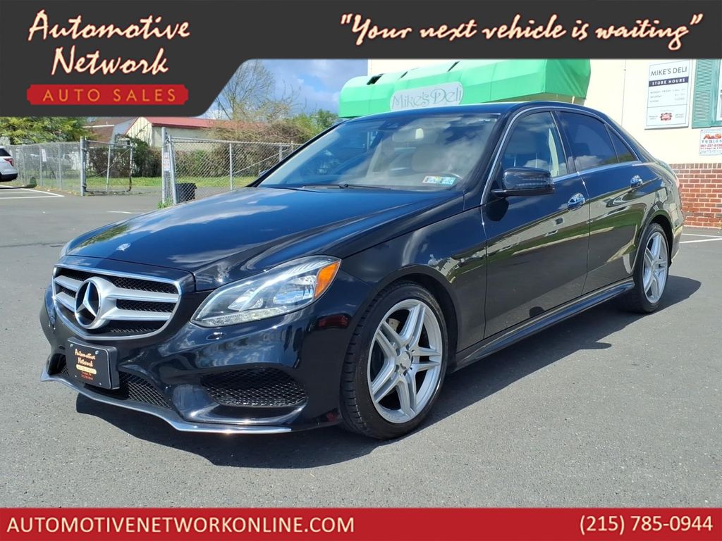 Black 2014 Mercedes-Benz E-Class E 350 4MATIC Sedan 7-Speed Automatic