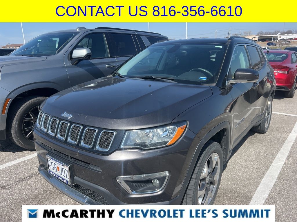 Gray (Granite Crystal Metallic Clearcoat) 2018 Jeep Compass Limited 4WD SUV / Crossover Four-Wheel Drive 9-Speed Automatic