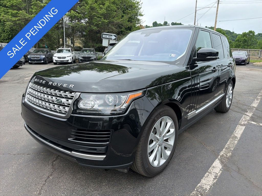 Black 2016 Land Rover Range Rover Td6 HSE 4WD SUV / Crossover All-Wheel Drive 8-Speed Automatic