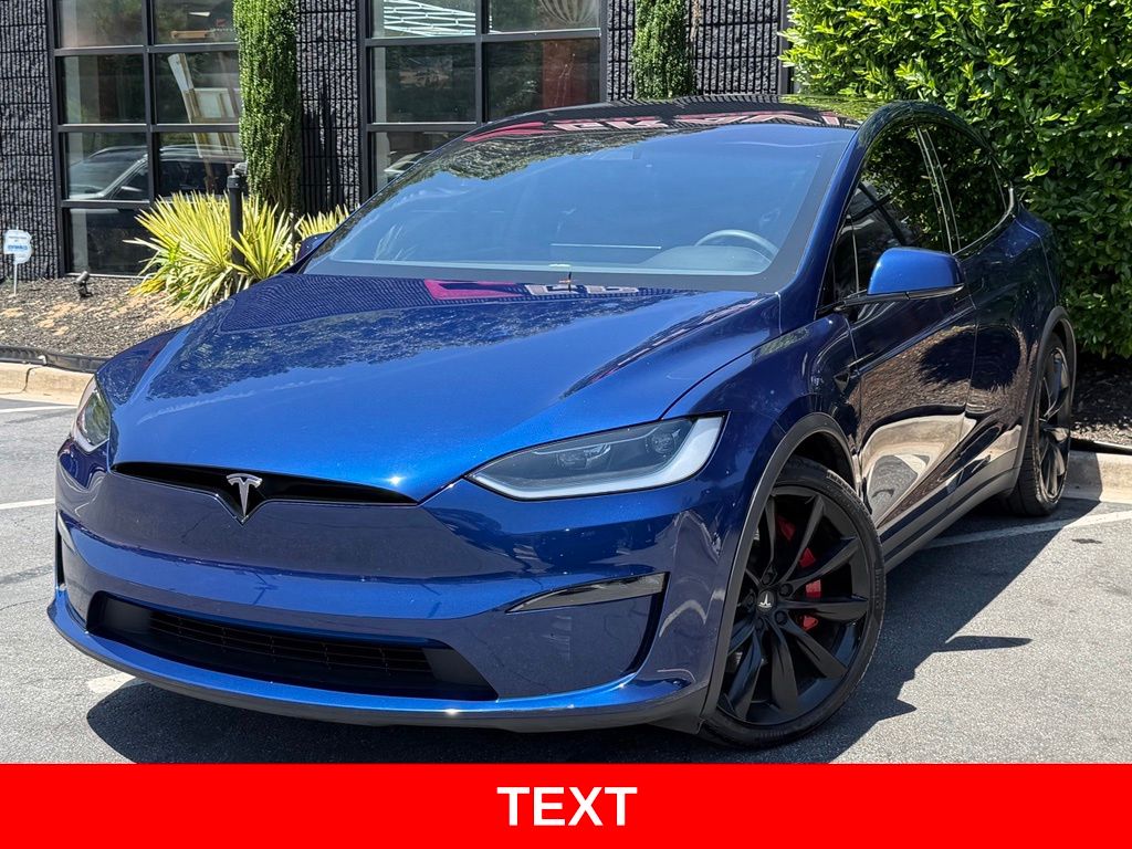 Blue 2023 Tesla Model X SUV / Crossover All-Wheel Drive 1-Speed Automatic