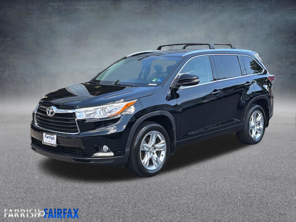 Attitude Black Metallic 2015 Toyota Highlander SUV / Crossover All-Wheel Drive 6-Speed Automatic Overdrive