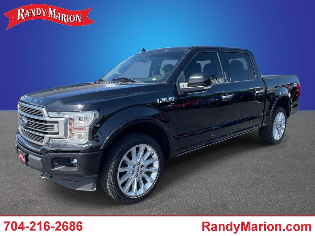 Black Metallic 2019 Ford F-150 Limited SuperCrew 4WD Pickup Truck Four-Wheel Drive Automatic