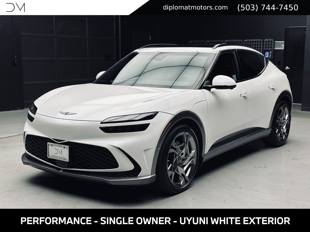 Uyuni White 2024 Genesis GV60 SUV / Crossover All-Wheel Drive 1-Speed Automatic