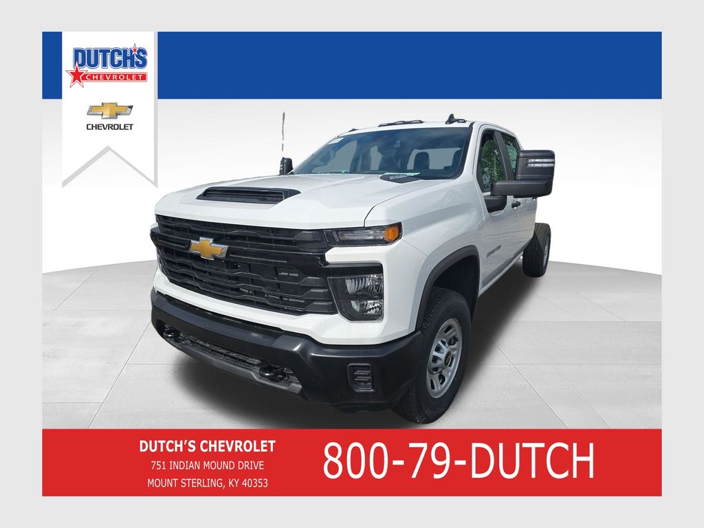 Summit White 2026 Chevrolet Silverado 3500HD Pickup Truck Four-Wheel Drive Automatic