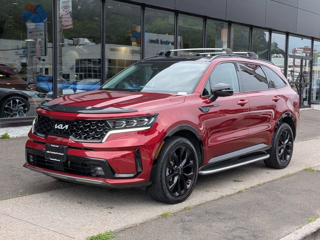 Passion Red Tintcoat 2022 Kia Sorento SUV / Crossover All-Wheel Drive 8-Speed Dual Clutch