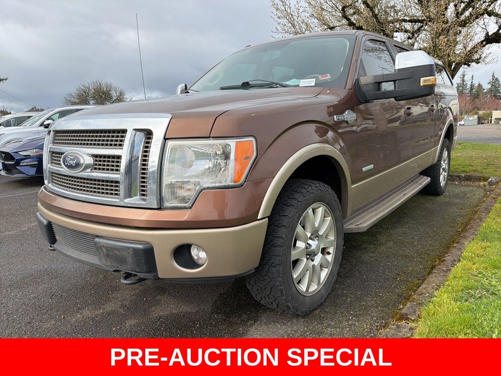 Bronze Metallic 2012 Ford F-150 King Ranch SuperCrew 4WD Pickup Truck Four-Wheel Drive 6-Speed Automatic