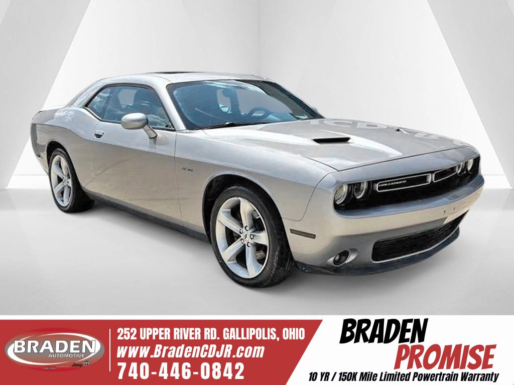 Silver (Billet Clearcoat) 2018 Dodge Challenger Coupe Rear-Wheel Drive 8-Speed Automatic