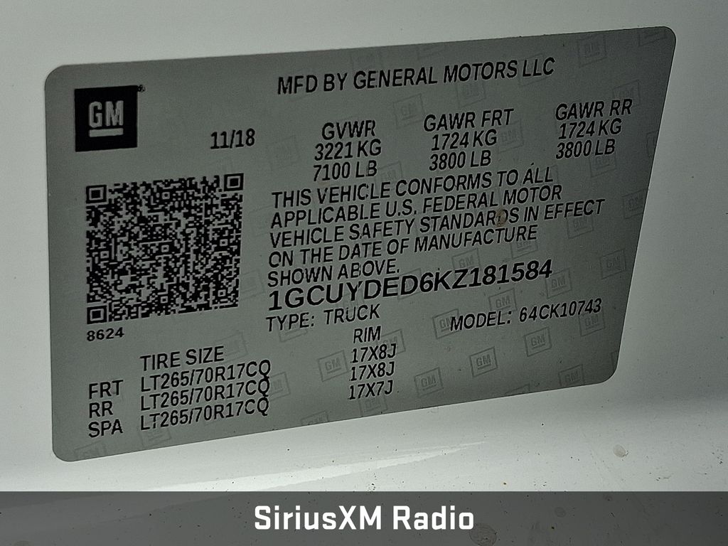 2019 Chevrolet Silverado 1500 LT White at Bob Ruth Ford