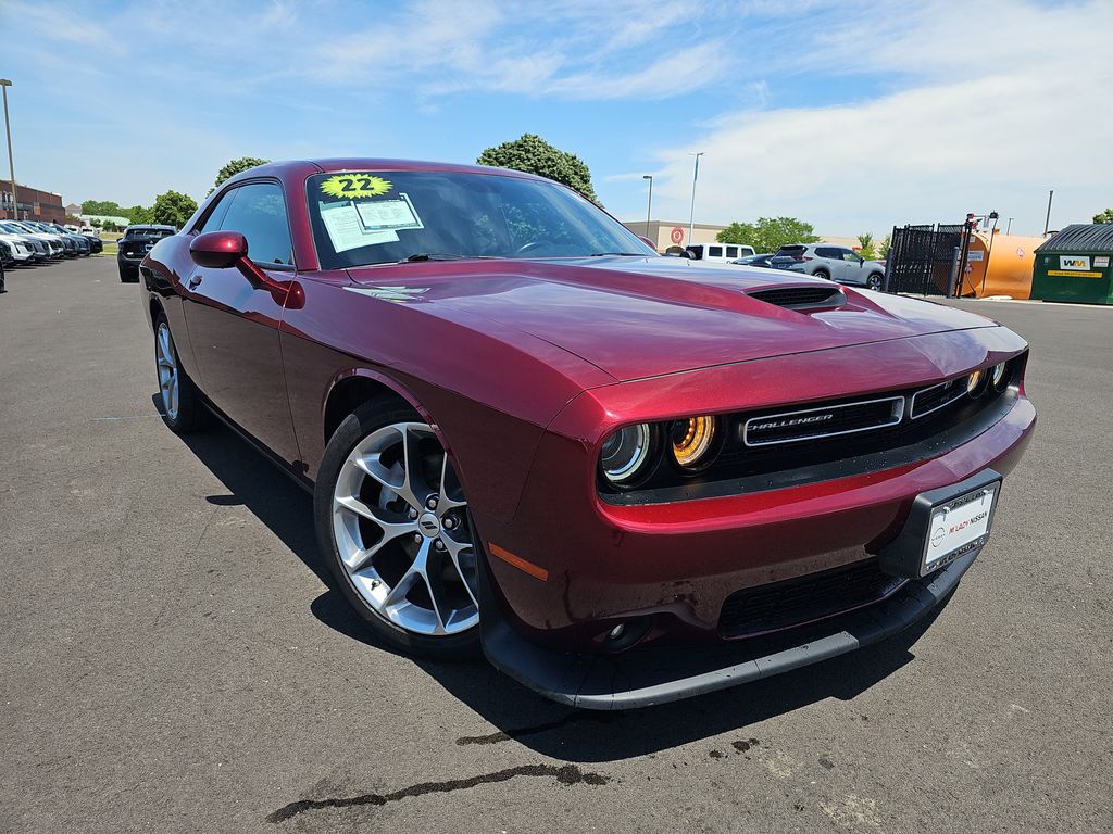 Red 2022 Dodge Challenger Coupe Rear-Wheel Drive 8-Speed Automatic