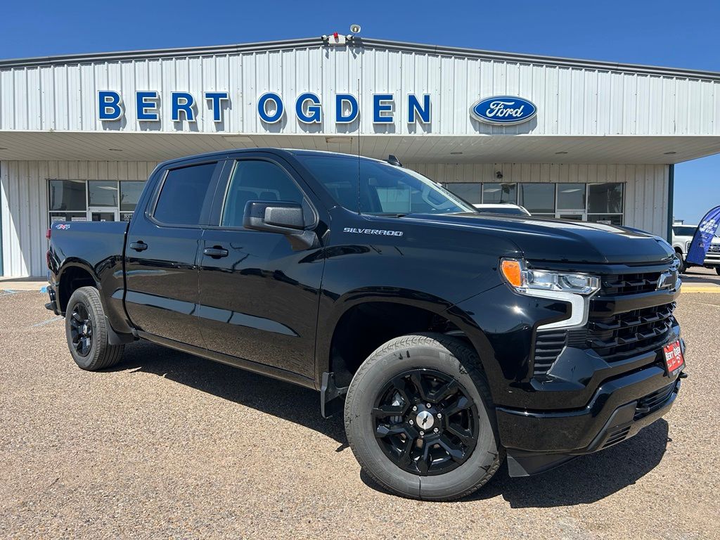 Black 2026 Chevrolet Silverado 1500 Pickup Truck Four-Wheel Drive Automatic