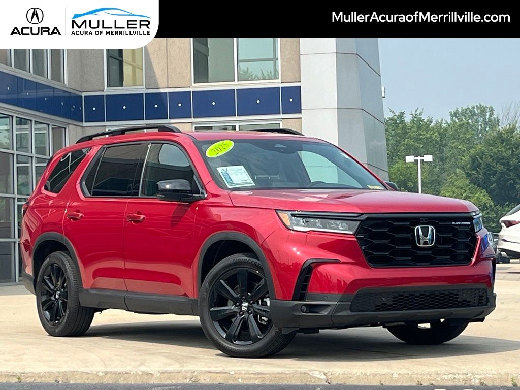 Radiant Red Metallic II 2025 Honda Pilot SUV / Crossover All-Wheel Drive Automatic