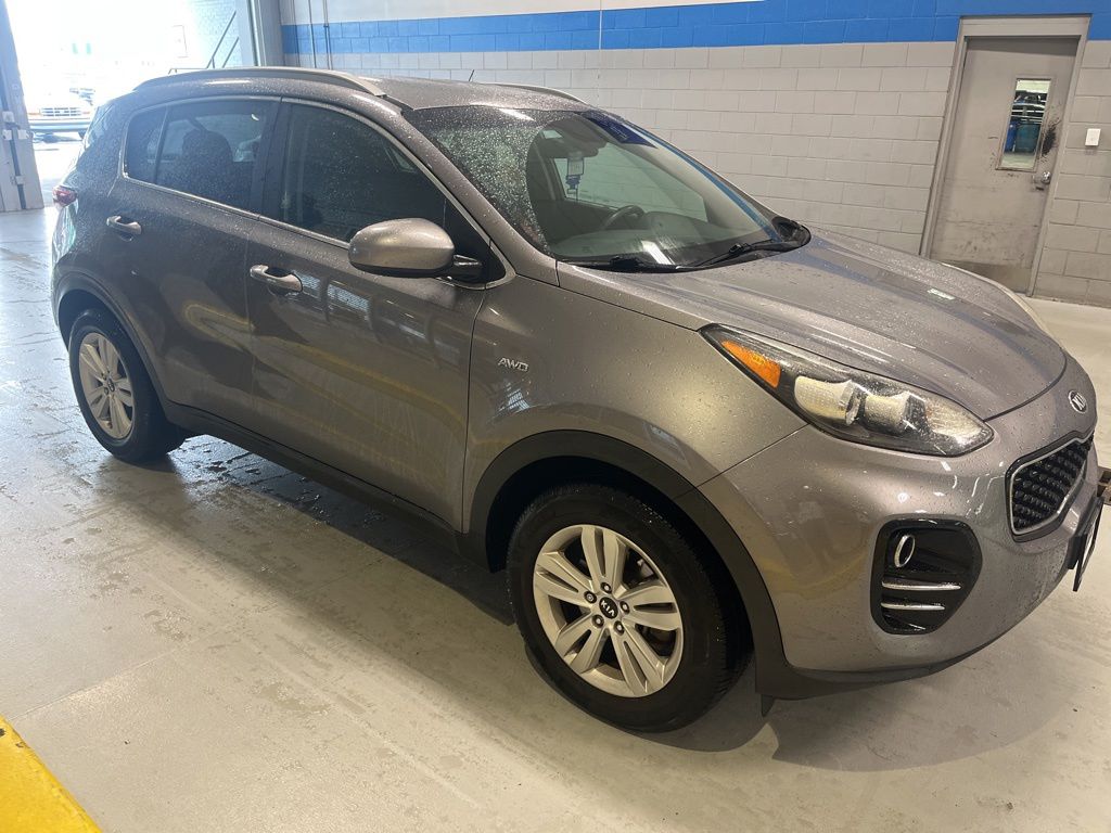 Mineral Silver 2018 Kia Sportage LX AWD SUV / Crossover All-Wheel Drive 6-Speed Automatic Overdrive