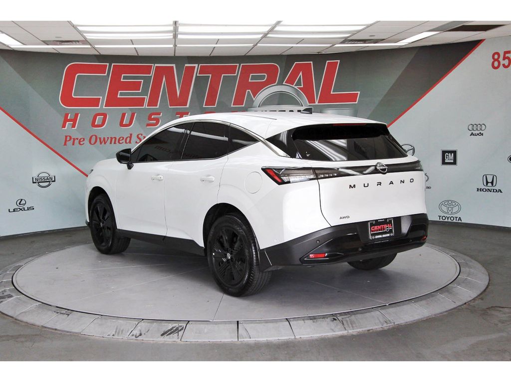 2025 Nissan Murano SV White at Central Houston Nissan