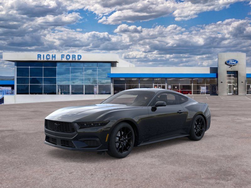 Shadow Black 2026 Ford Mustang Coupe Rear-Wheel Drive Automatic