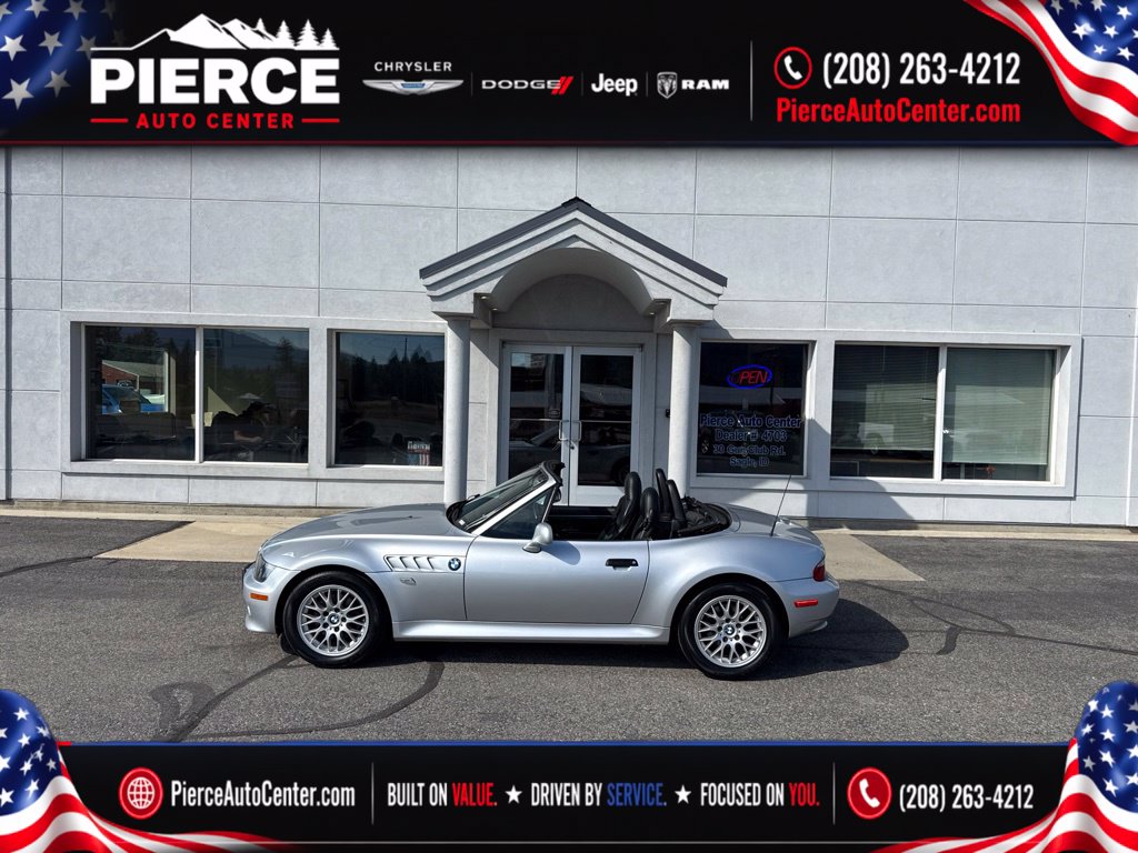 Silver 2002 BMW Z3 Convertible Rear-Wheel Drive 5-Speed Manual