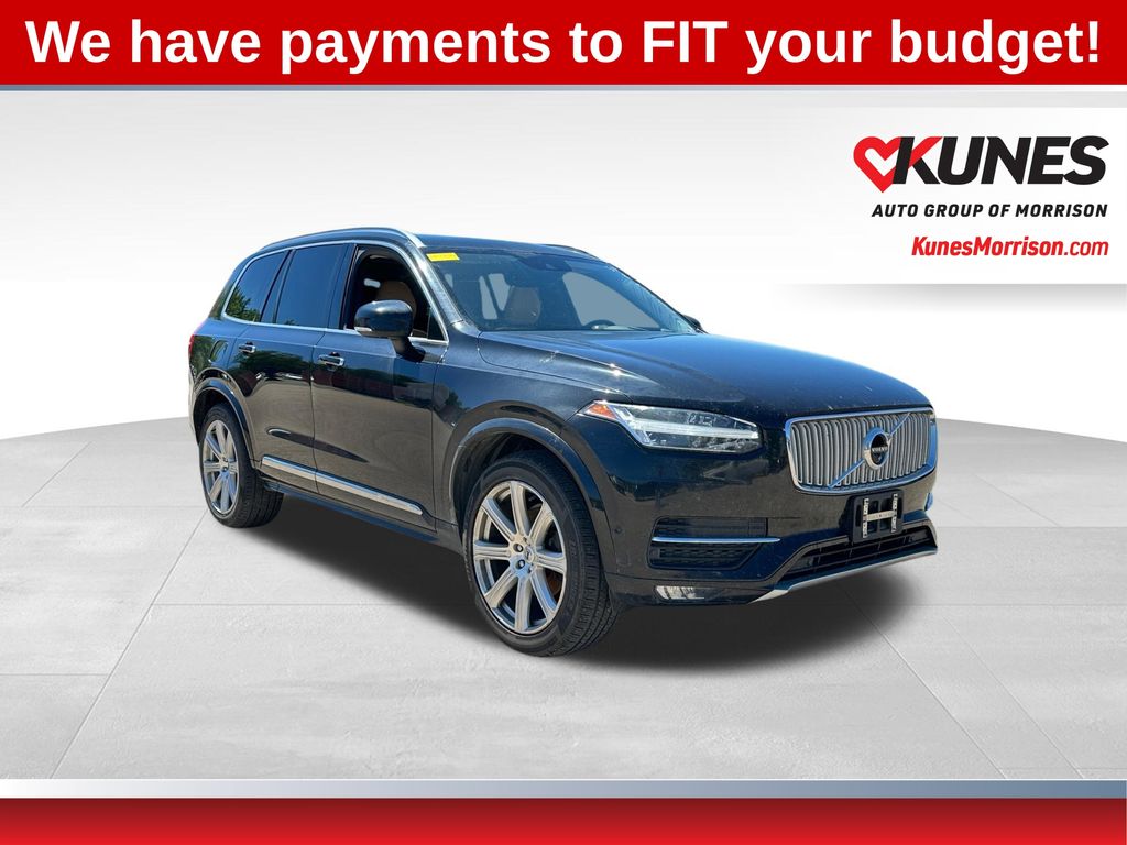 Black 2016 Volvo XC90 T6 Inscription AWD SUV / Crossover All-Wheel Drive Automatic