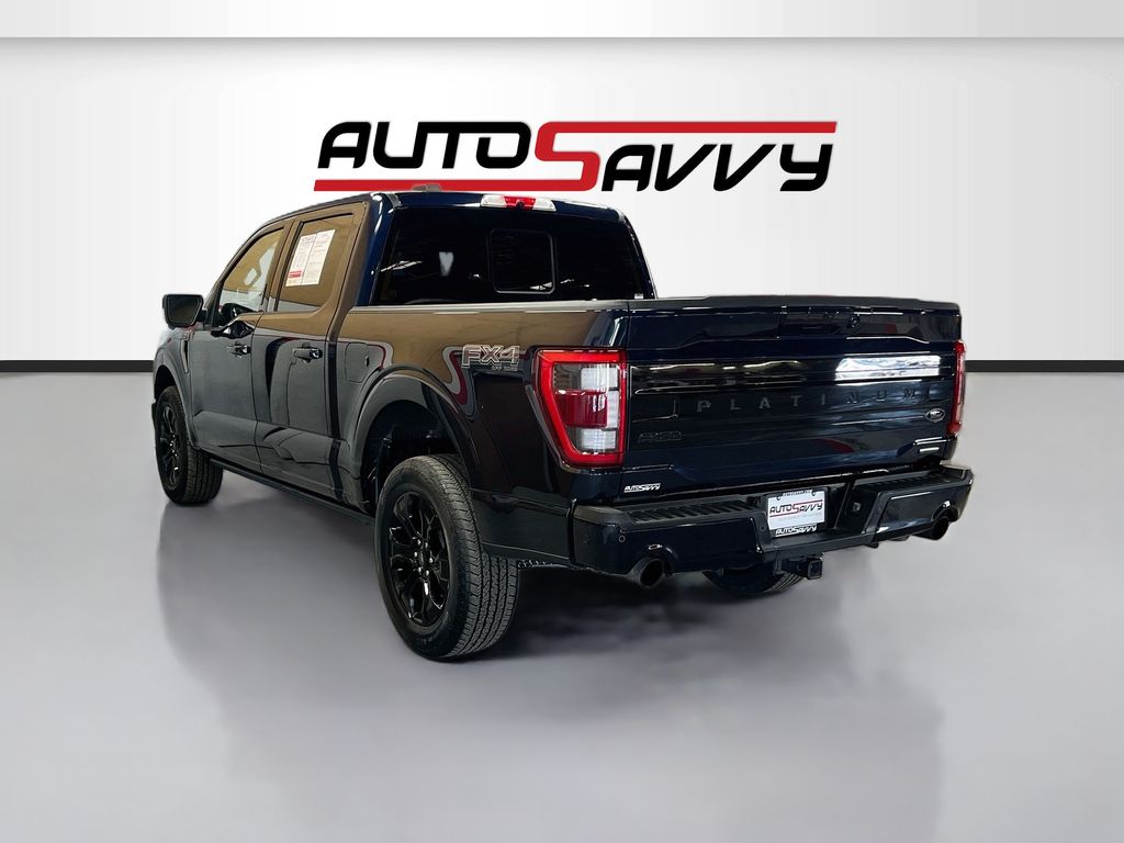 Used 2023 Blue Metallic Ford Platinum image 5