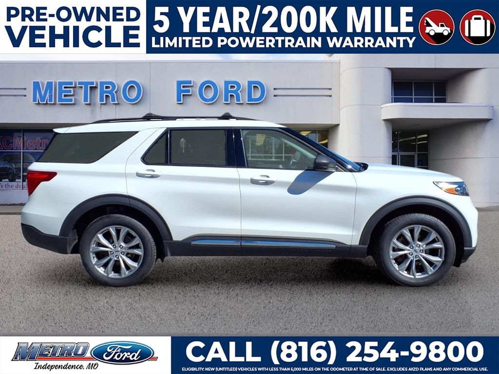 Certified 2022 Ford Explorer XLT with VIN 1FMSK8DH7NGC38410 for sale in Kansas City