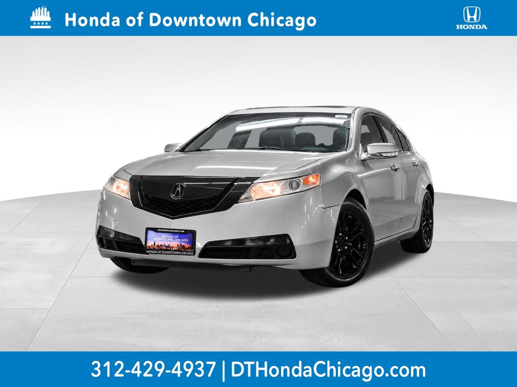 Crystal Black Pearl 2010 Acura TL Sedan Front-Wheel Drive 5-Speed Automatic