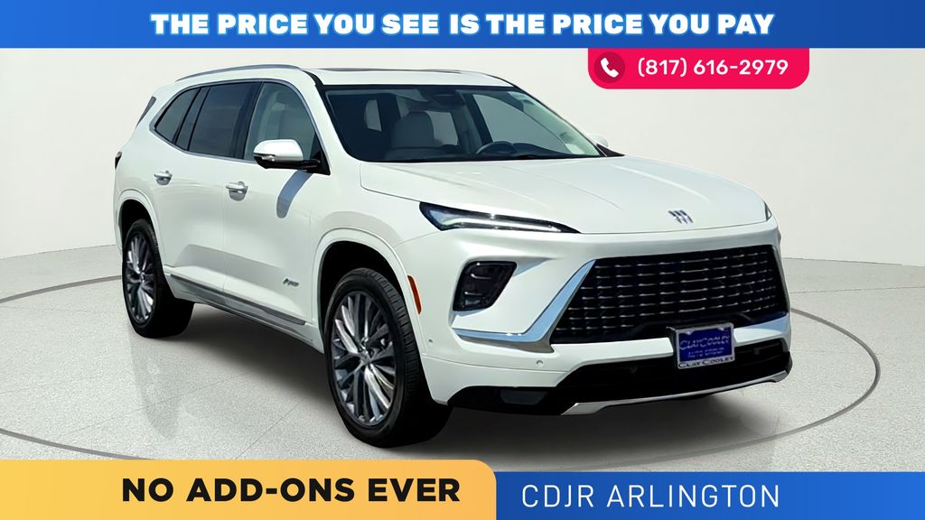 White Frost Tricoat 2025 Buick Enclave SUV / Crossover Front-Wheel Drive 8-Speed Automatic