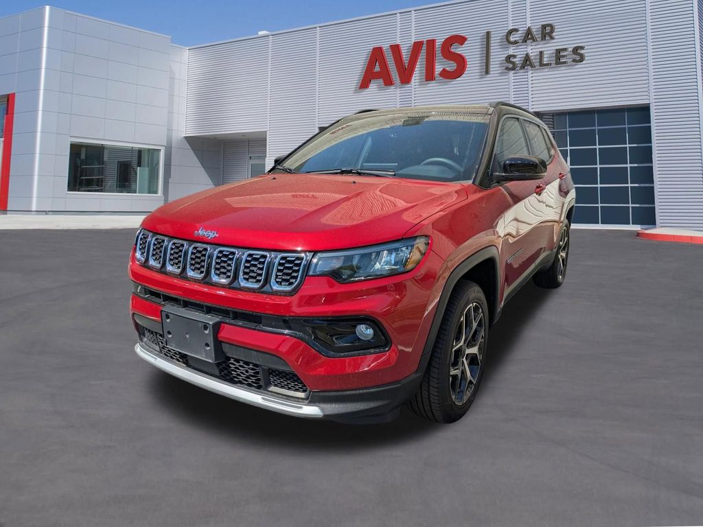 Red Hot Pearlcoat 2025 Jeep Compass Limited 4WD SUV / Crossover Four-Wheel Drive 8-Speed Automatic