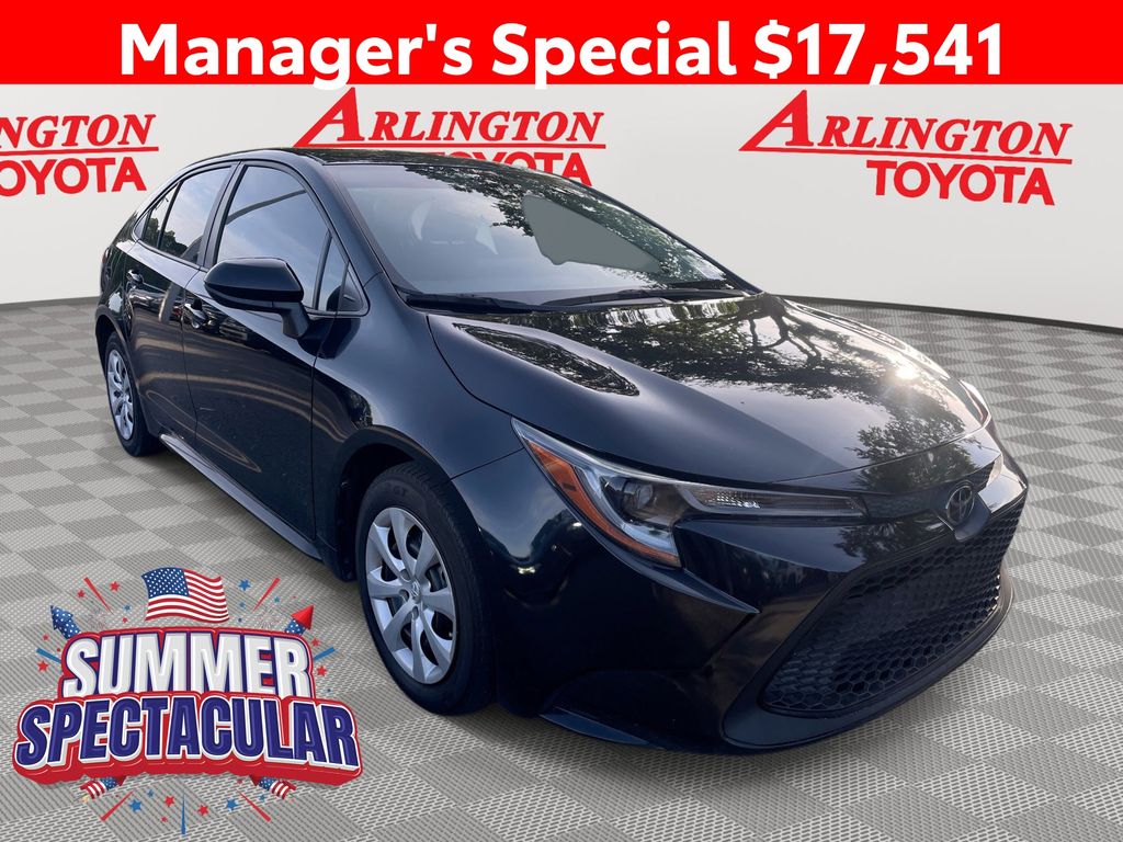 Black Sand Pearl 2022 Toyota Corolla Sedan Front-Wheel Drive Continuously Variable Transmission