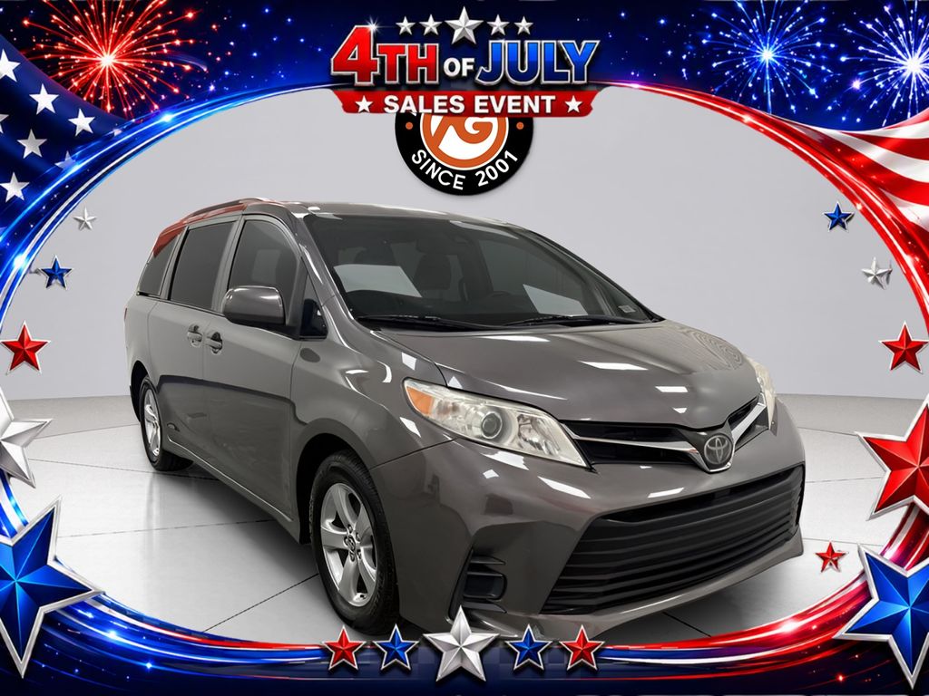 Predawn Gray Mica 2020 Toyota Sienna Minivan Front-Wheel Drive 8-Speed Automatic