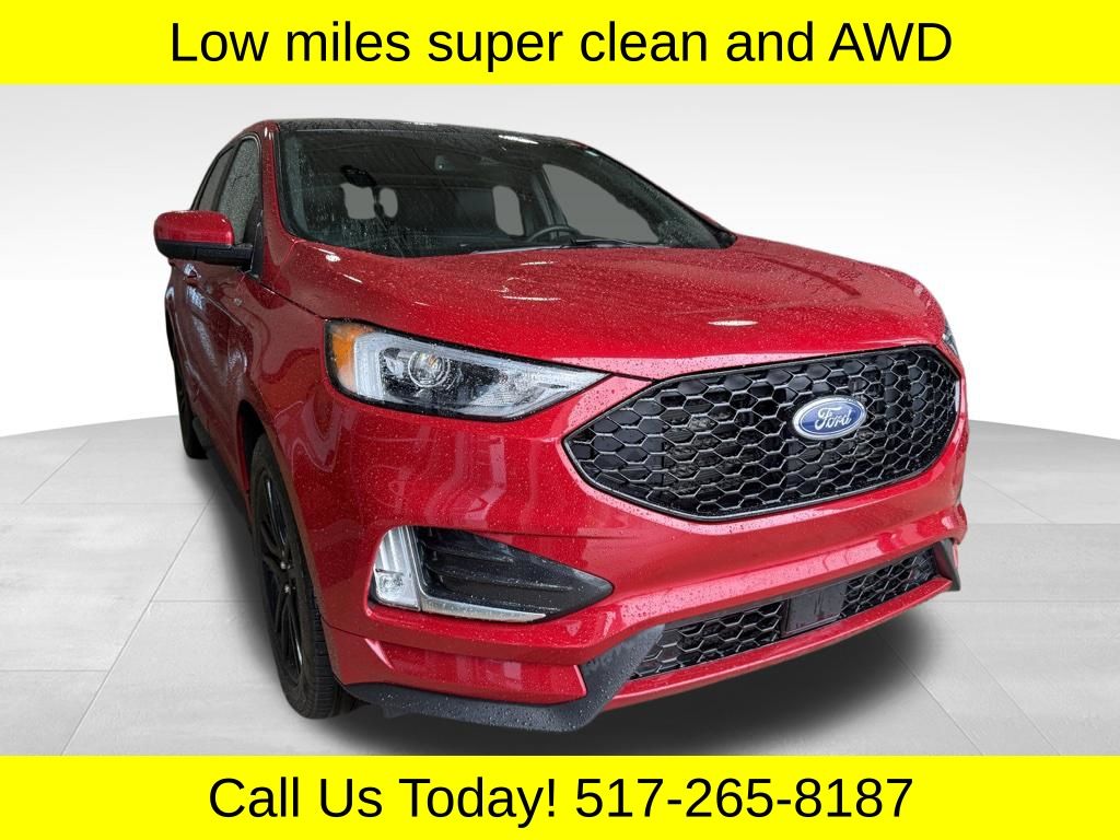 Rapid Red Metallic Tinted Clearcoat 2024 Ford Edge ST Line AWD SUV / Crossover All-Wheel Drive 8-Speed Automatic