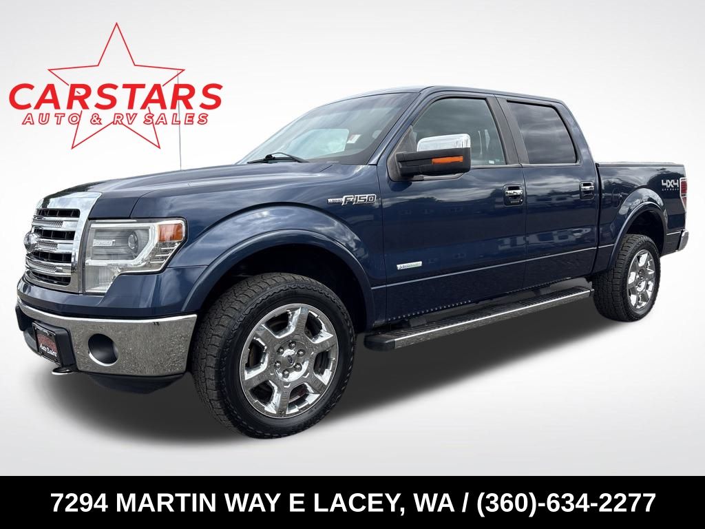 2013 Blue Ford F-150 Lariat Truck