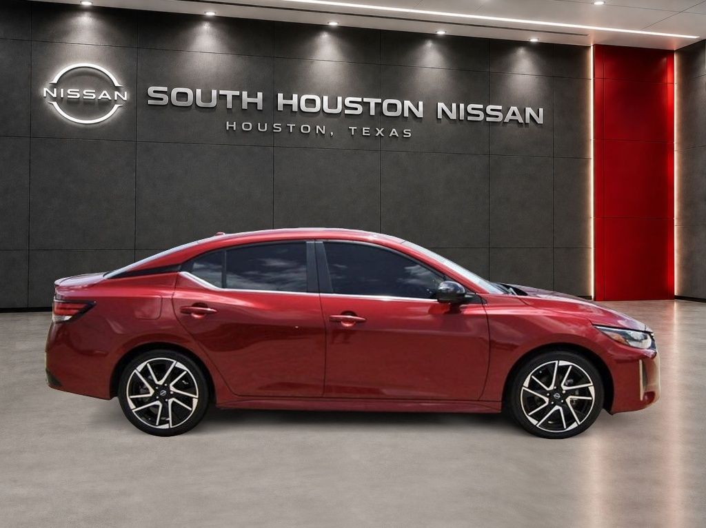 2025 Nissan Sentra SR Red at DeMontrond Mazda