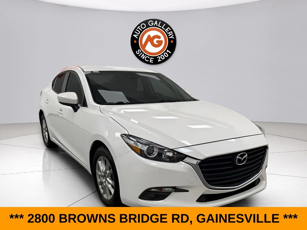 Snowflake White Pearl Mica 2018 Mazda MAZDA3 Sport Sedan Front-Wheel Drive 6-Speed Automatic