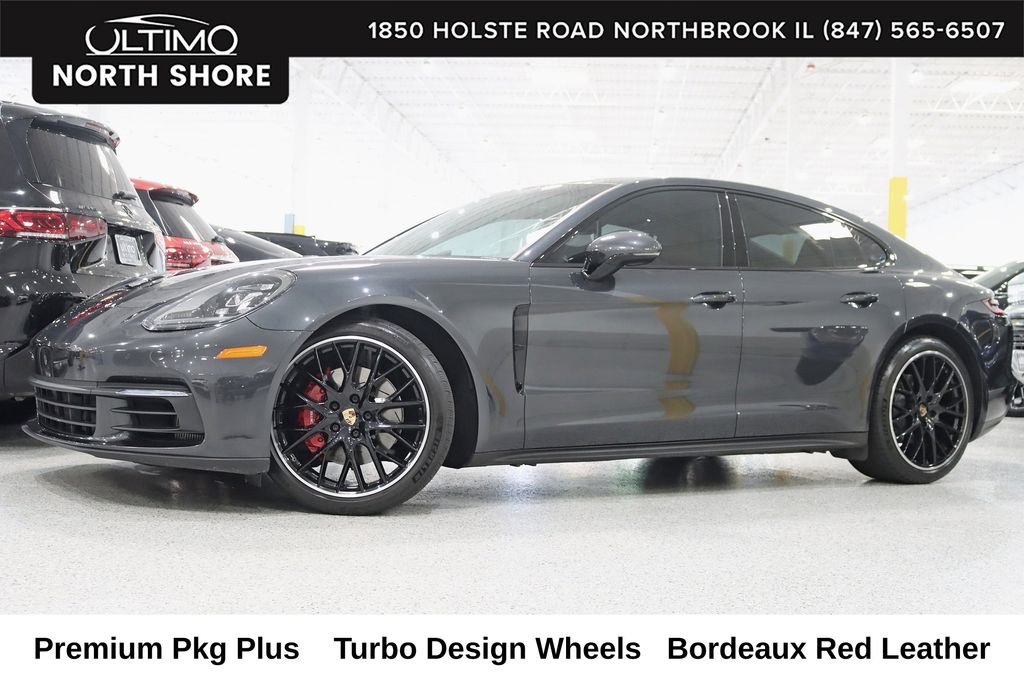 Gray (Volcano Grey Metallic) 2020 Porsche Panamera 4S AWD Sedan All-Wheel Drive 8-Speed Automatic