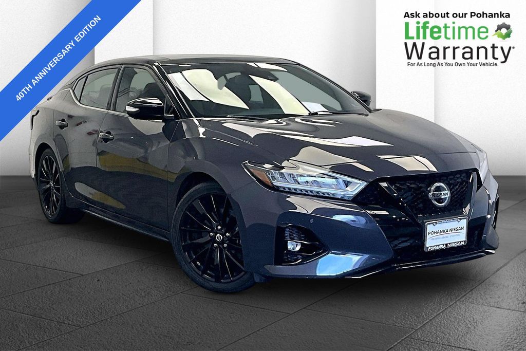 Gray 2021 Nissan Maxima Sedan Front-Wheel Drive Continuously Variable Transmission
