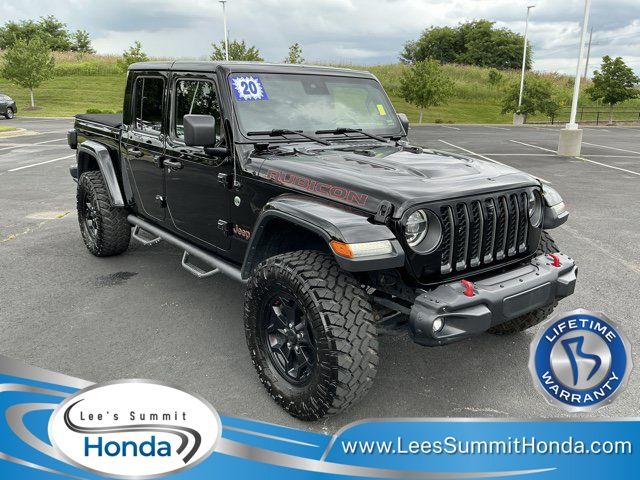 Black Clearcoat 2020 Jeep Gladiator Pickup Truck Four-Wheel Drive 8-Speed Automatic