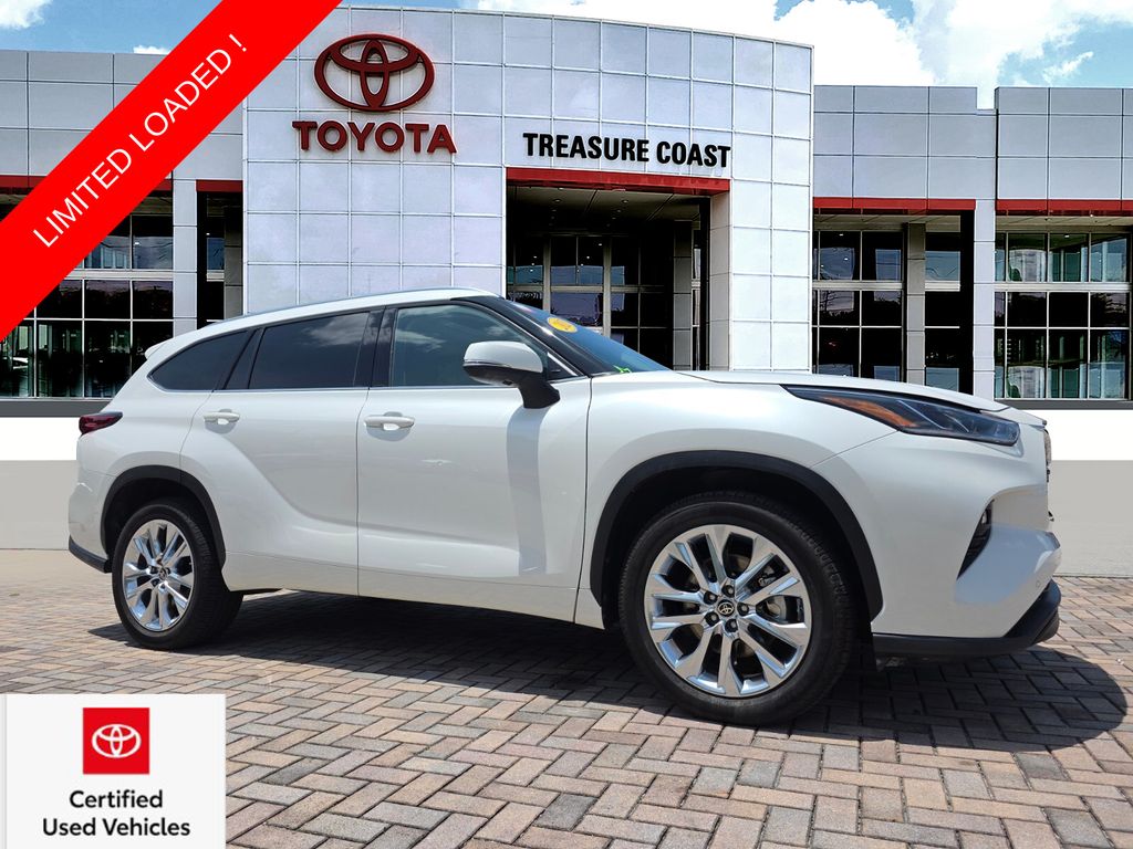 White (Blizzard Pearl) 2021 Toyota Highlander SUV / Crossover Front-Wheel Drive 8-Speed Automatic