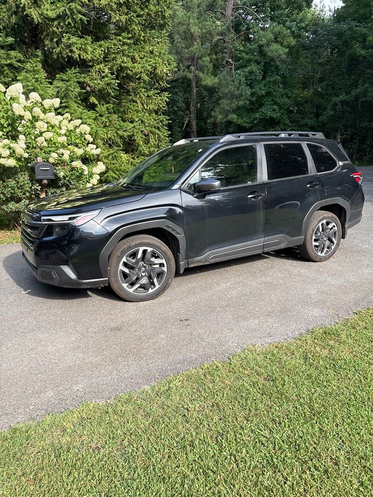 Crystal Black Silica 2025 Subaru Forester SUV / Crossover All-Wheel Drive Continuously Variable Transmission