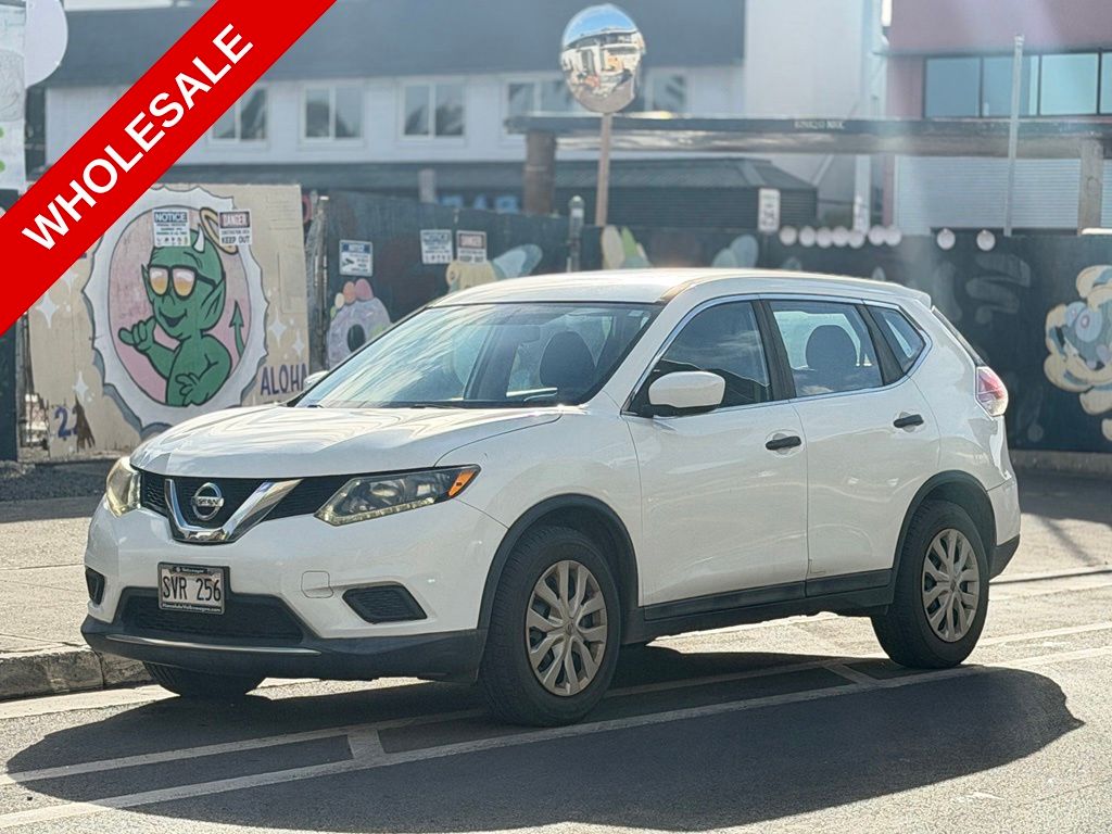 Glacier White 2016 Nissan Rogue SUV / Crossover Front-Wheel Drive Continuously Variable Transmission