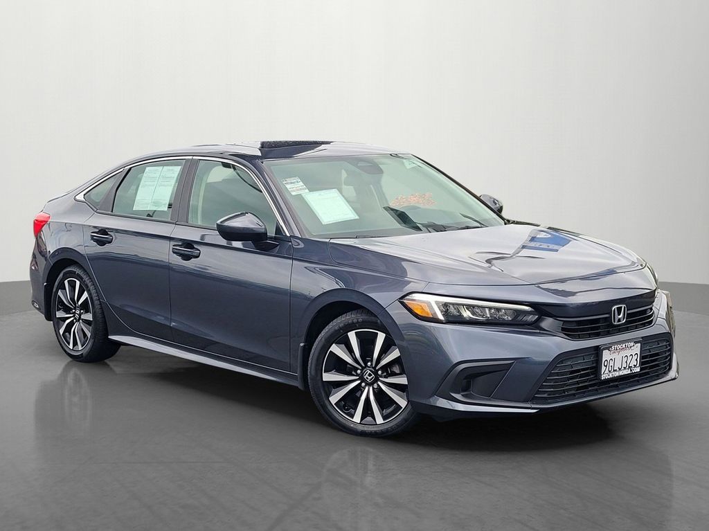 Meteorite 2023 Honda Civic Sedan Front-Wheel Drive Continuously Variable Transmission
