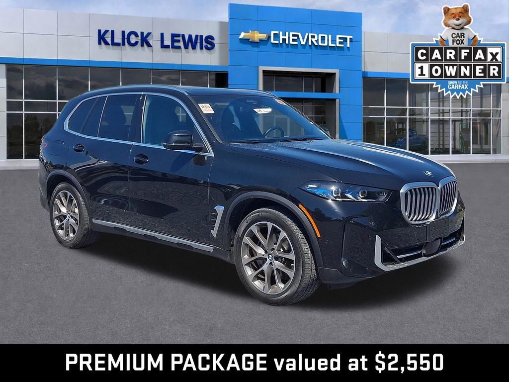 2024 BMW X5 xDrive40i Black at Klick Lewis Buick Chevrolet
