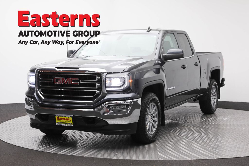 Dark Slate Metallic 2018 GMC Sierra 1500 Pickup Truck Four-Wheel Drive 6-Speed Automatic Overdrive