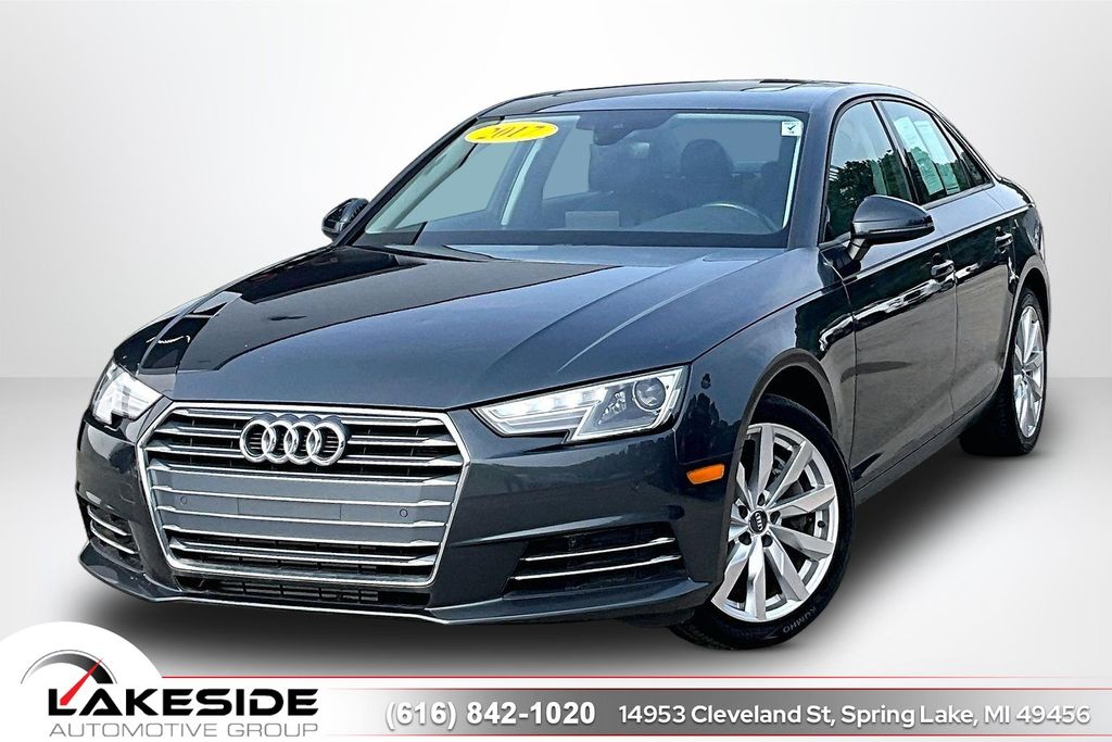Gray Metallic 2017 Audi A4 Sedan All-Wheel Drive 7-Speed Automatic
