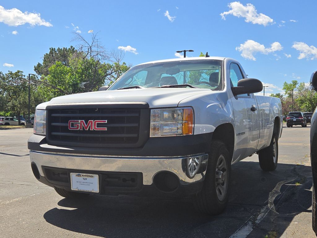Summit White 2008 GMC Sierra 1500 Work Truck Ext. Cab SB Pickup Truck 4X2 4-Speed Automatic Overdrive