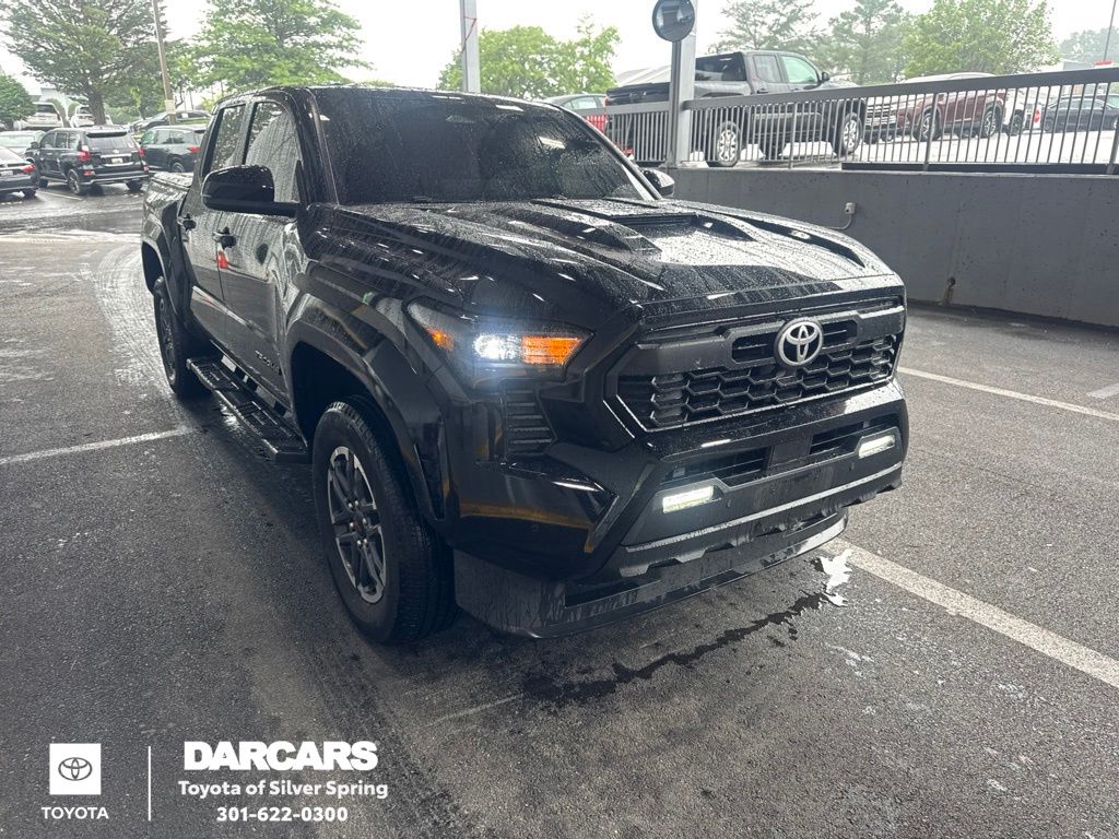Black 2024 Toyota Tacoma Pickup Truck Four-Wheel Drive 8-Speed Automatic
