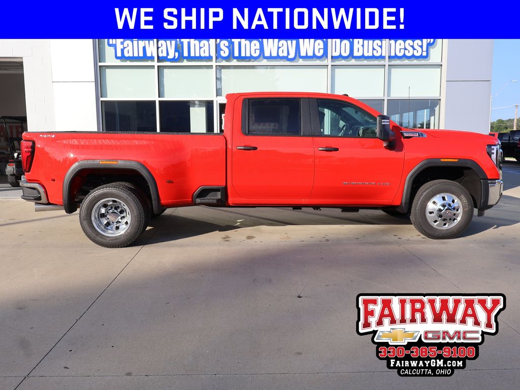 Cardinal Red 2026 GMC Sierra 3500HD Pickup Truck Four-Wheel Drive Automatic