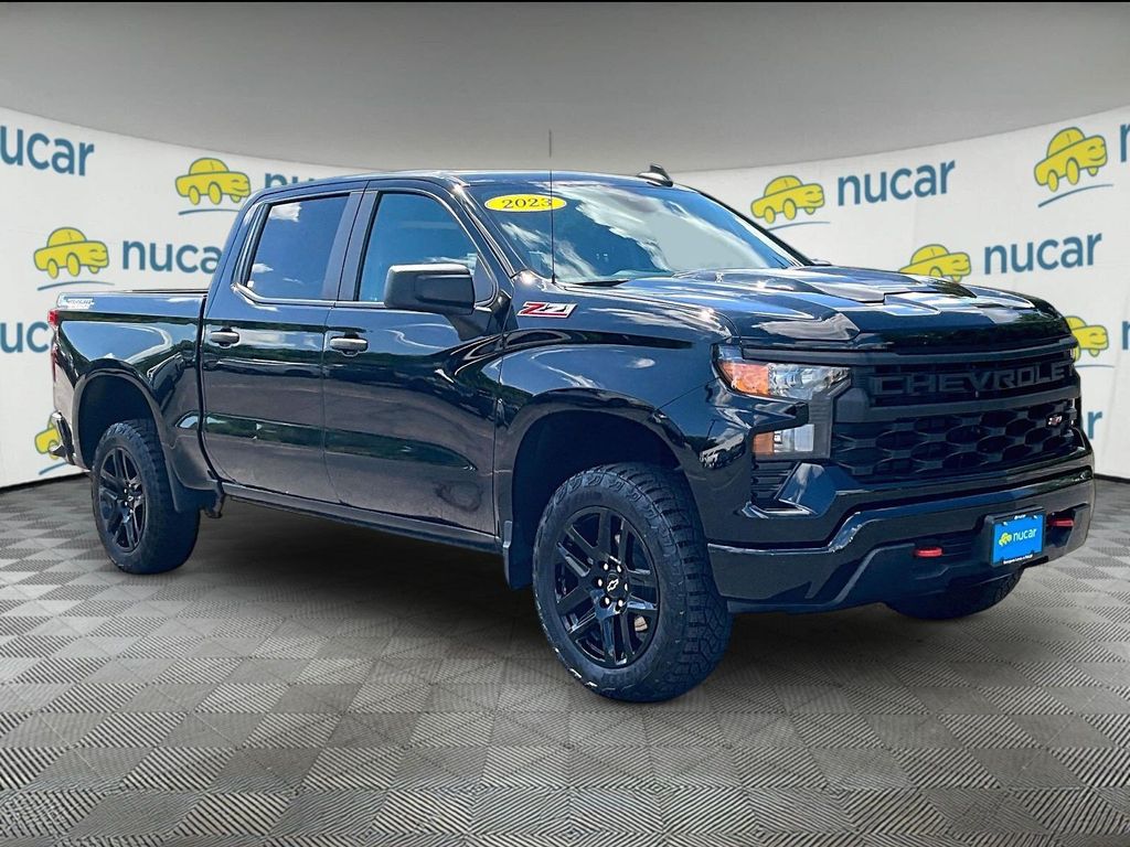 Black 2023 Chevrolet Silverado 1500 Pickup Truck Four-Wheel Drive 8-Speed Automatic